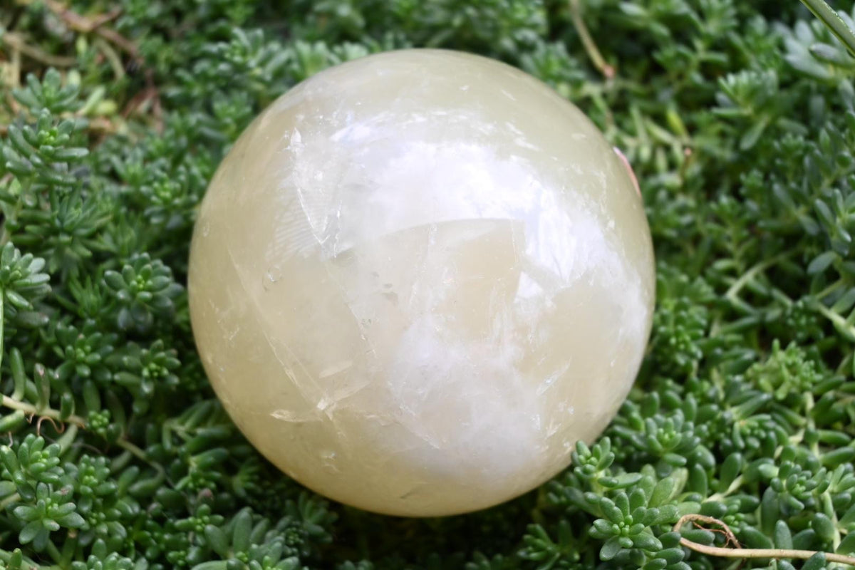 Light Honey Calcite Sphere