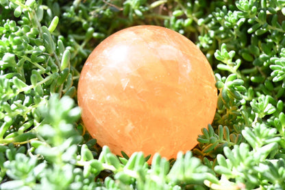 Orange Calcite Sphere