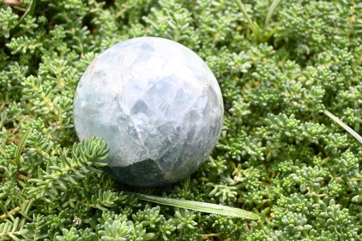 Rainbow Fluorite Sphere