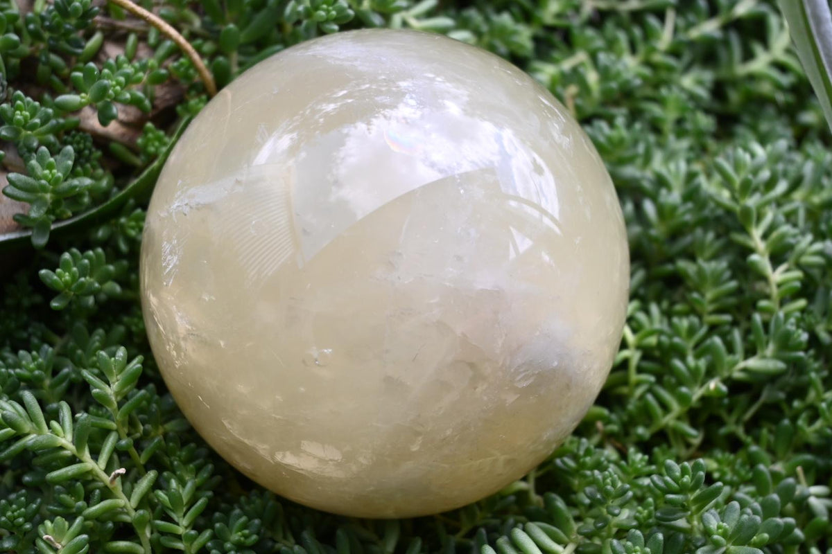 Light Honey Calcite Sphere