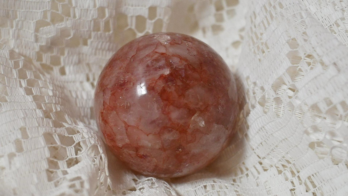 Fire Quartz Sphere