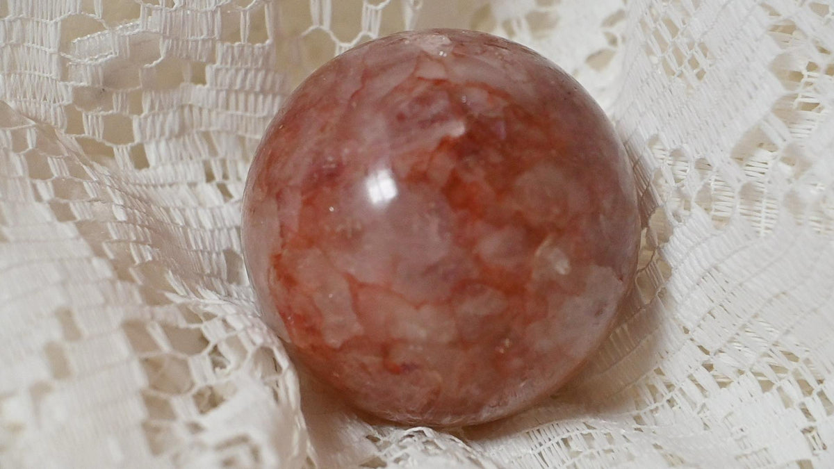 Fire Quartz Sphere